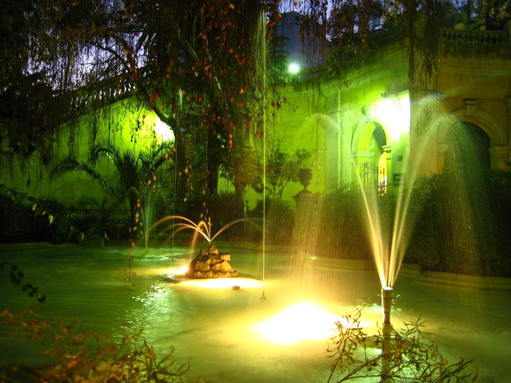 A park in Santiago de Chile, fotografía de Geo Aragón