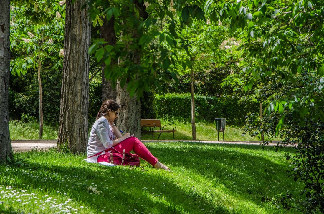 Actividades en un dia soledado en el Parque "El Retiro", fotografía de Geo Aragón (Siguiendo al Conejo Blanco)